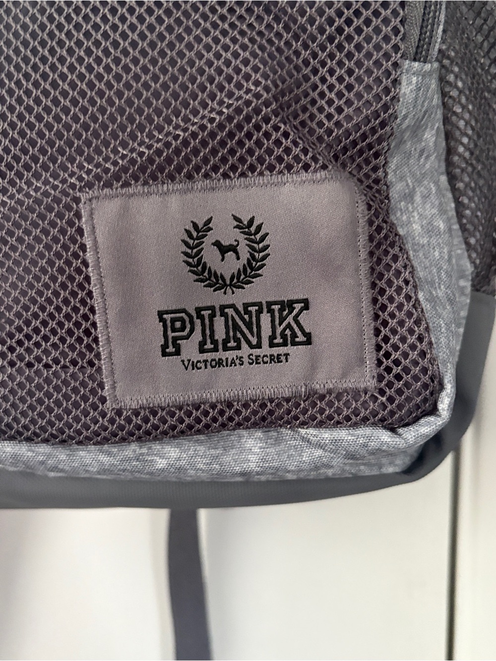 PINK Victoria’s Secret Gray Classic Canvas Backpack NWT